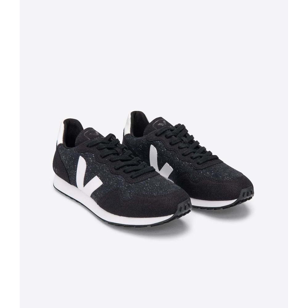 Veja SDU REC FLANNEL Women's Running Shoes Black | NZ 435ZUT